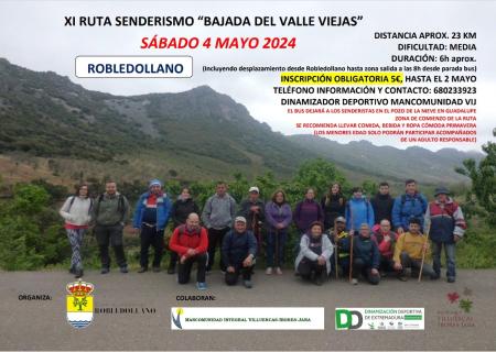 Imagen XI Ruta Senderista: Bajada del Valle Viejas. Robledollano.