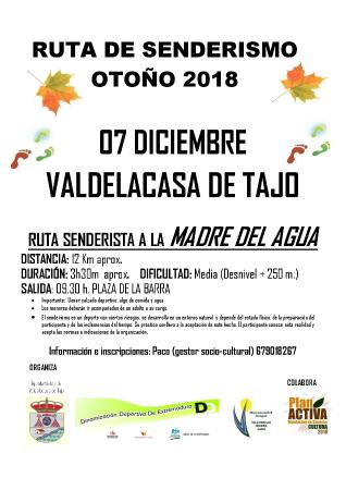 Valdelacasa. Ruta Madre del Agua