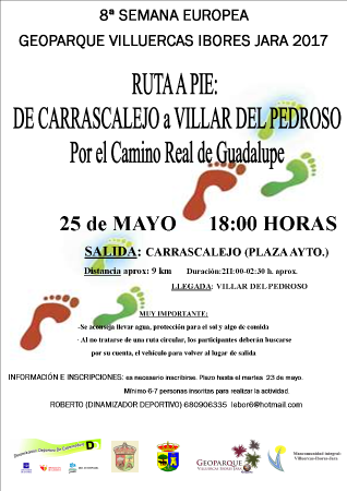 RUTA A PIE. DE CARRASCALEJO A VILLAR DEL PEDROSO POR EL CAMINO REAL 25-05-2017.png