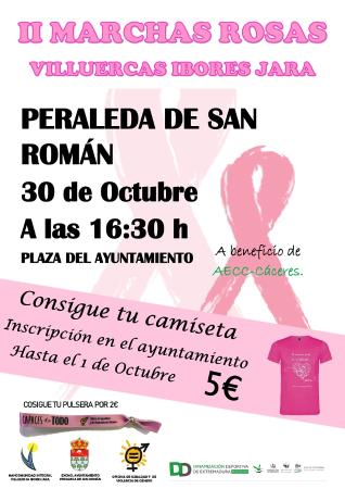 cartel marchas rosas 2019 PERALEDA