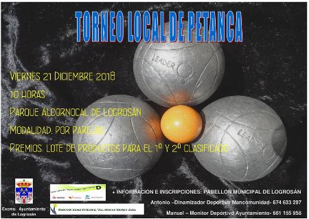 Torneo Petanca Navidad