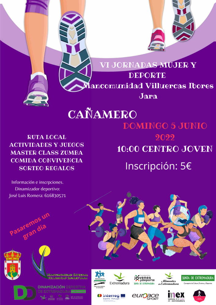 Imagen VI Jornadas Mujer y Deporte. 5 de Junio en Cañamero.
