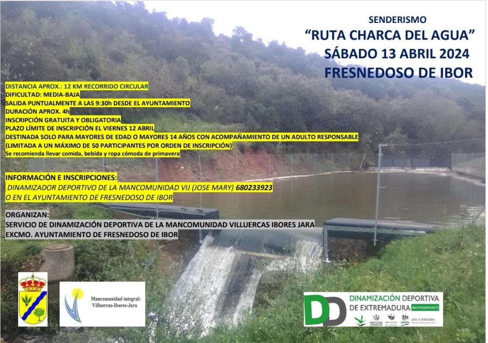 Imagen Ruta Senderista: Charca del Agua en Fresnedoso de Ibor. 13 de Abril.