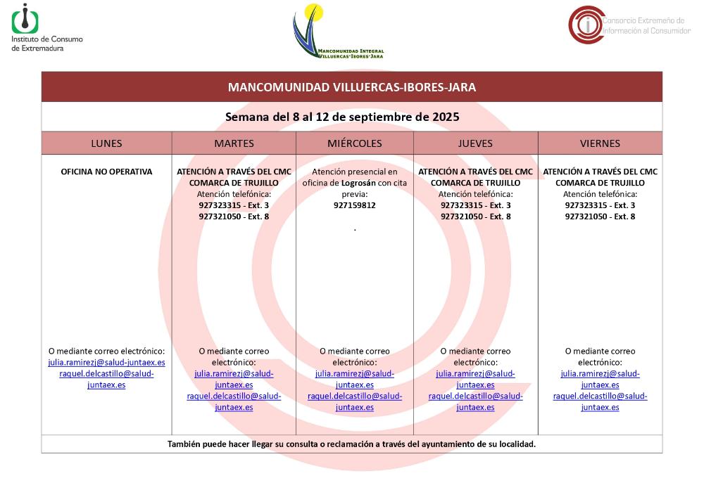 Centro Mancomunado de Consumo Villuercas-Ibores-Jara