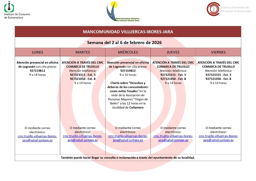 Centro Mancomunado de Consumo Villuercas-Ibores-Jara.