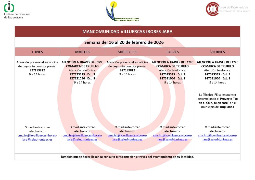Centro Mancomunado de Consumo Villuercas-Ibores-Jara.