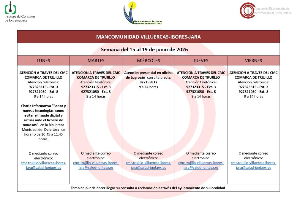 Centro Mancomunado de Consumo Villuercas-Ibores-Jara.